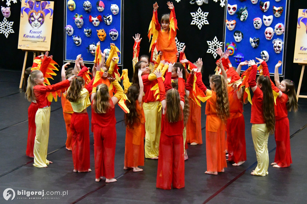 Karnawałowa eksplozja talentów. Wyjątkowy koncert wychowanków MDK w Biłgoraju