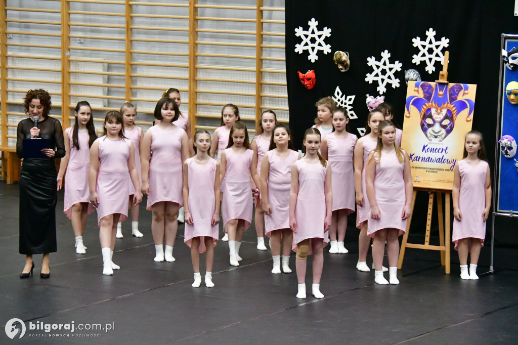 Karnawałowa eksplozja talentów. Wyjątkowy koncert wychowanków MDK w Biłgoraju