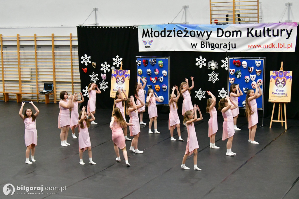 Karnawałowa eksplozja talentów. Wyjątkowy koncert wychowanków MDK w Biłgoraju