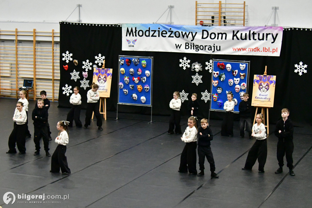 Karnawałowa eksplozja talentów. Wyjątkowy koncert wychowanków MDK w Biłgoraju