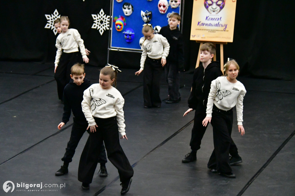 Karnawałowa eksplozja talentów. Wyjątkowy koncert wychowanków MDK w Biłgoraju