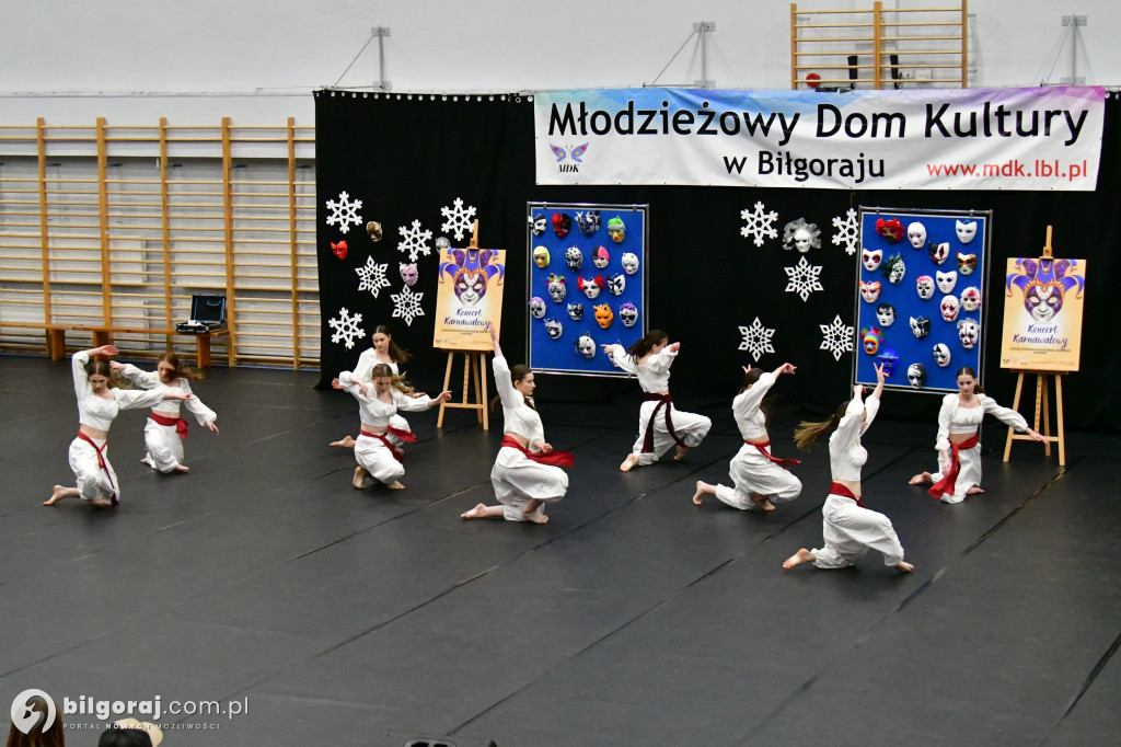 Karnawałowa eksplozja talentów. Wyjątkowy koncert wychowanków MDK w Biłgoraju