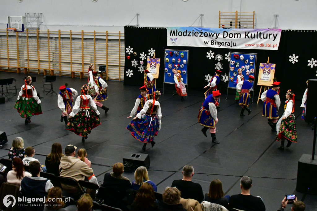 Karnawałowa eksplozja talentów. Wyjątkowy koncert wychowanków MDK w Biłgoraju