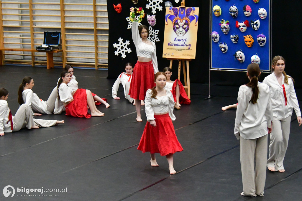 Karnawałowa eksplozja talentów. Wyjątkowy koncert wychowanków MDK w Biłgoraju