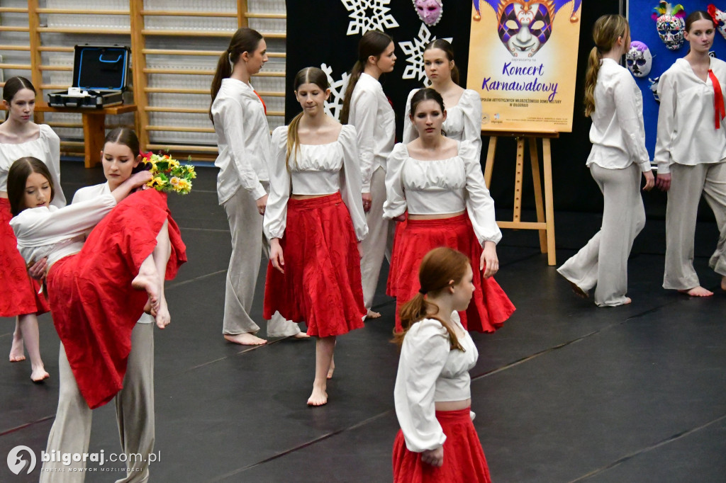 Karnawałowa eksplozja talentów. Wyjątkowy koncert wychowanków MDK w Biłgoraju