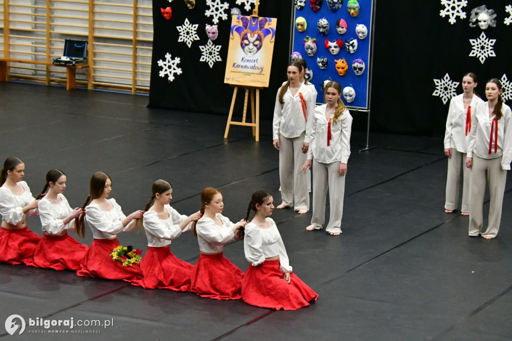 Karnawałowa eksplozja talentów. Wyjątkowy koncert wychowanków MDK w Biłgoraju