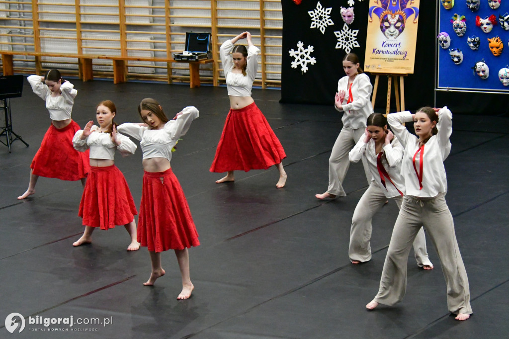 Karnawałowa eksplozja talentów. Wyjątkowy koncert wychowanków MDK w Biłgoraju