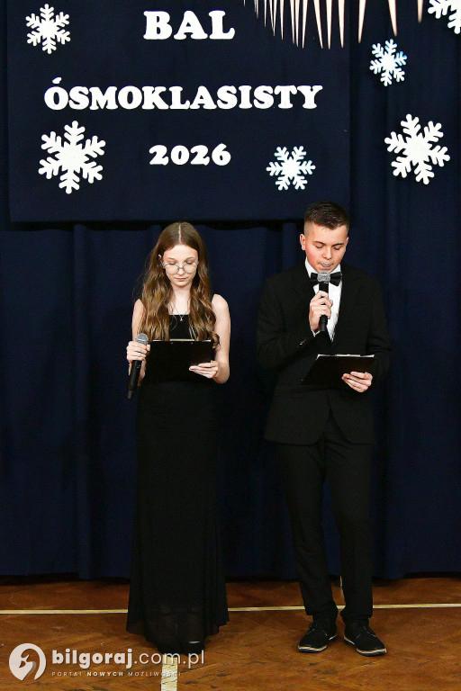 Bal ósmoklasistów w Szkole Podstawowej Nr 1 w Biłgoraju