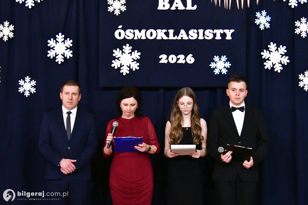 Bal ósmoklasistów w Szkole Podstawowej Nr 1 w Biłgoraju