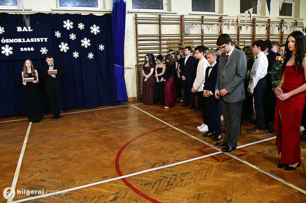 Bal ósmoklasistów w Szkole Podstawowej Nr 1 w Biłgoraju