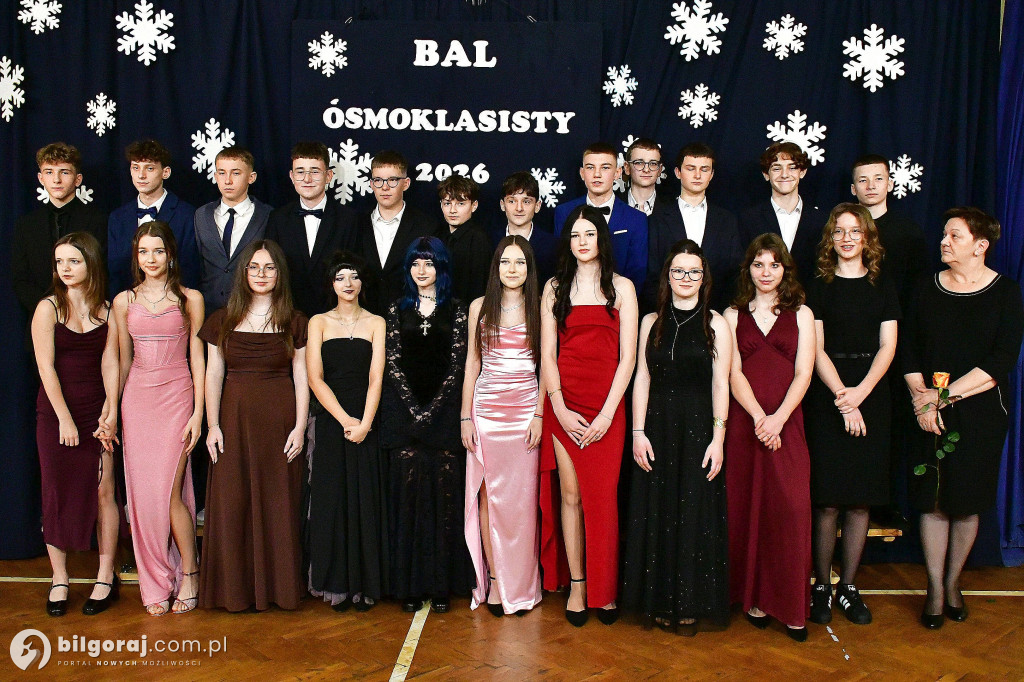 Bal ósmoklasistów w Szkole Podstawowej Nr 1 w Biłgoraju
