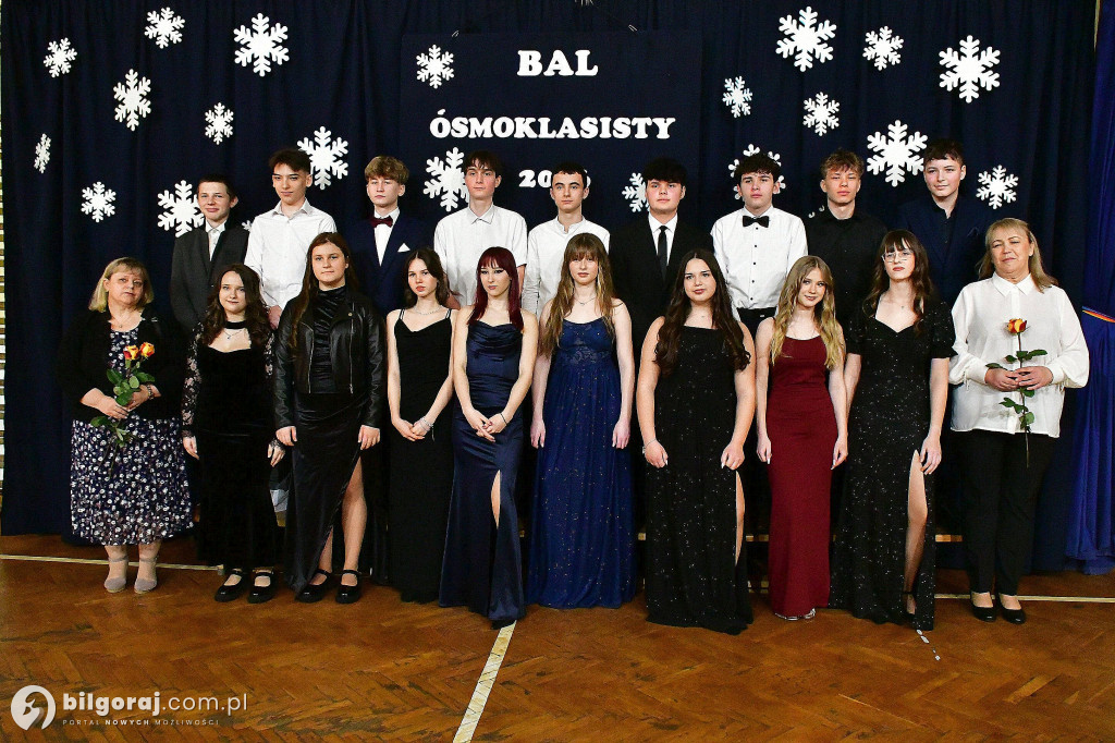 Bal ósmoklasistów w Szkole Podstawowej Nr 1 w Biłgoraju