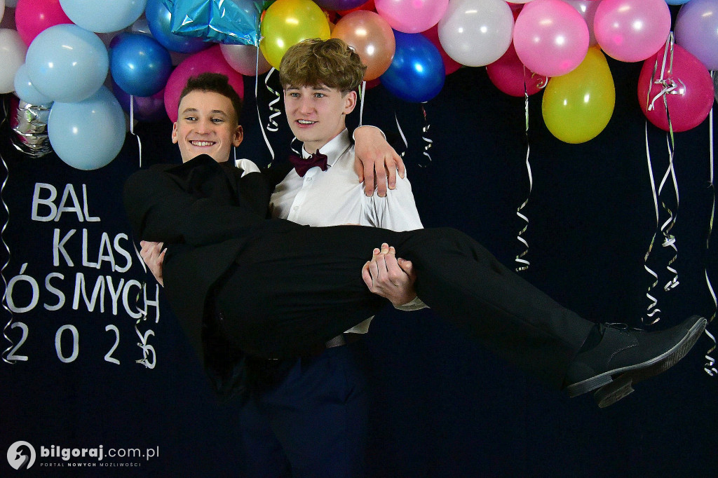 Bal ósmoklasistów w Szkole Podstawowej Nr 1 w Biłgoraju