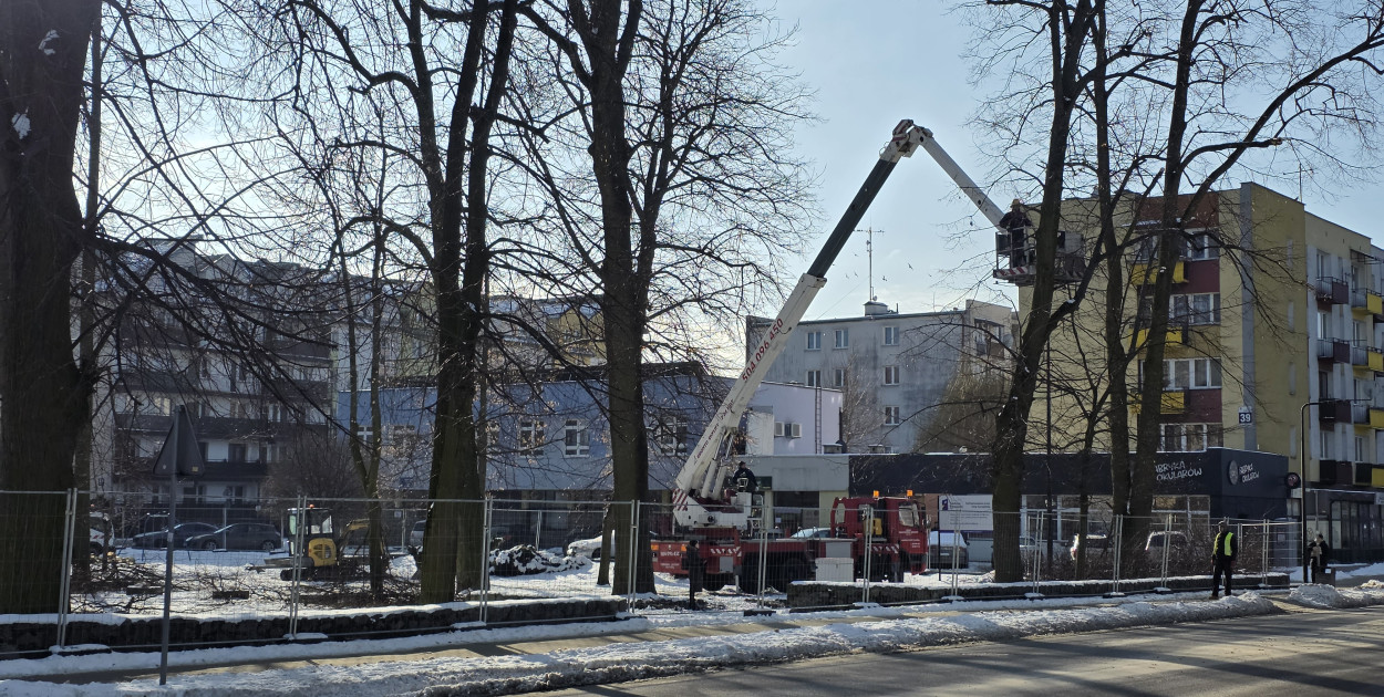 Trwa rewitalizacja Skweru Saskiego