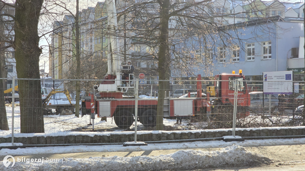 Trwa rewitalizacja Skweru Saskiego