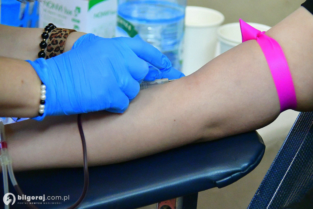 Elektryk naładowany pomaganiem. 72 osoby oddały krew w biłgorajskim RCEZ