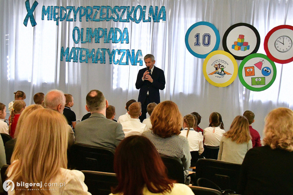 Liczydła w ruch! X Międzyprzedszkolna Olimpiada Matematyczna w Biłgoraju