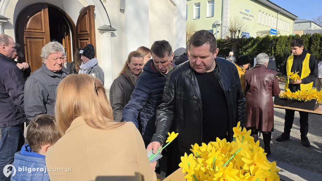 Żonkile nadziei w Biłgoraju. Wsparcie dla Hospicjum Santa Galla