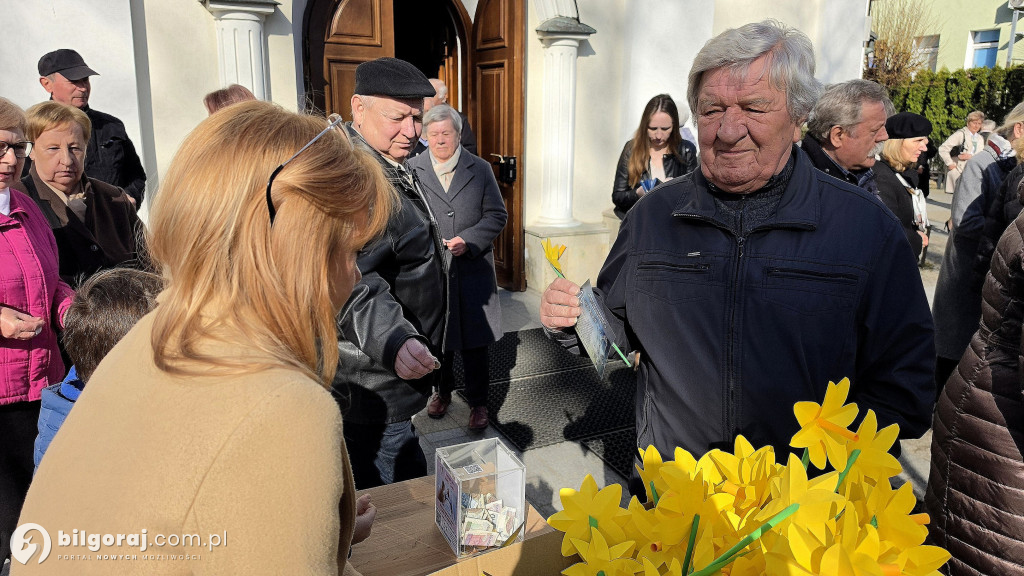 Żonkile nadziei w Biłgoraju. Wsparcie dla Hospicjum Santa Galla