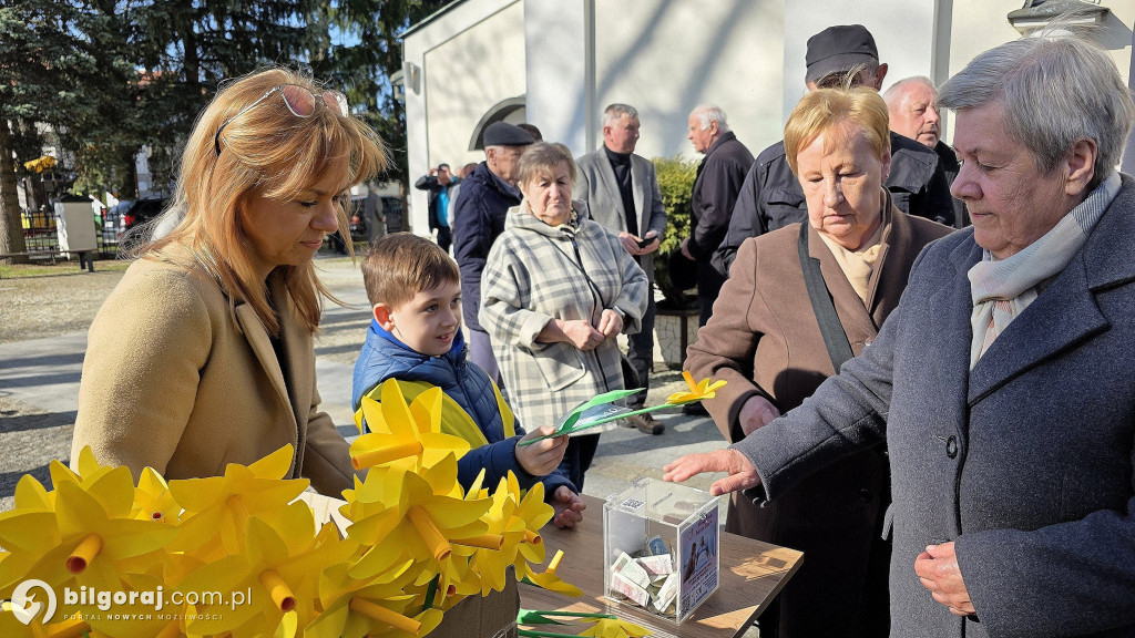 Żonkile nadziei w Biłgoraju. Wsparcie dla Hospicjum Santa Galla