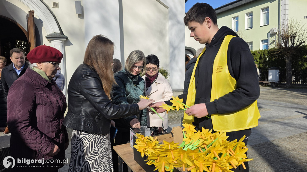 Żonkile nadziei w Biłgoraju. Wsparcie dla Hospicjum Santa Galla