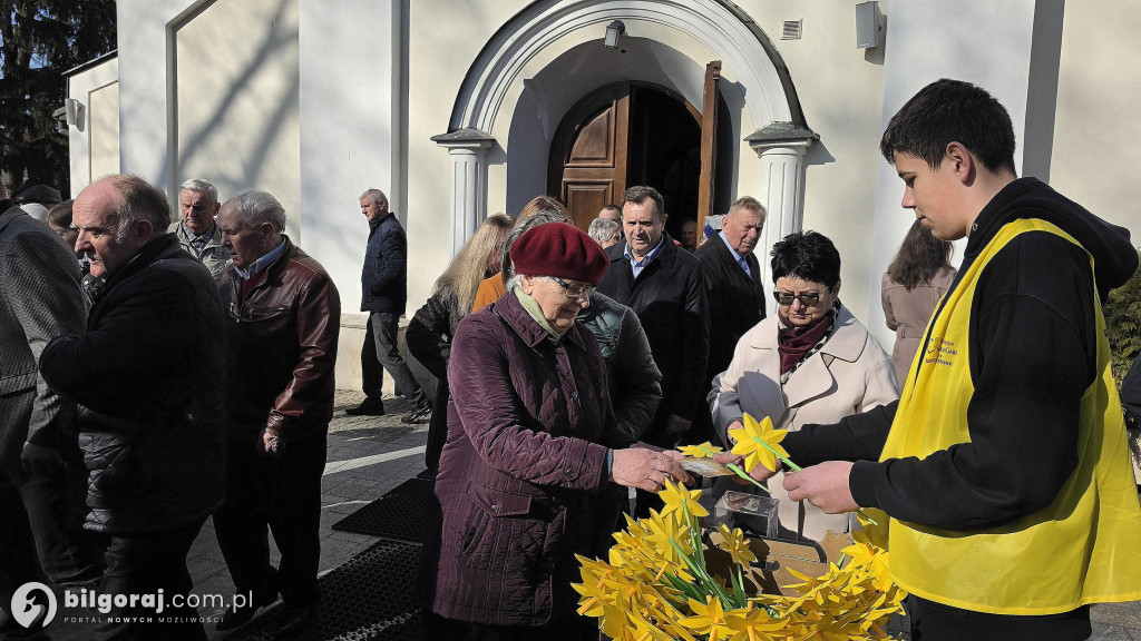 Żonkile nadziei w Biłgoraju. Wsparcie dla Hospicjum Santa Galla
