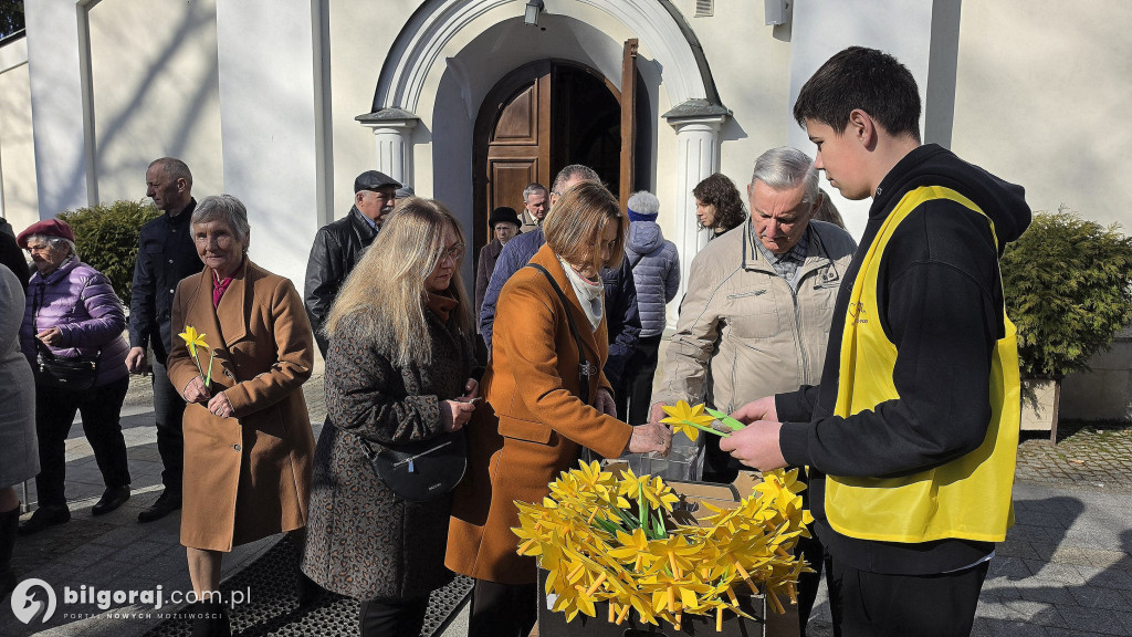 Żonkile nadziei w Biłgoraju. Wsparcie dla Hospicjum Santa Galla