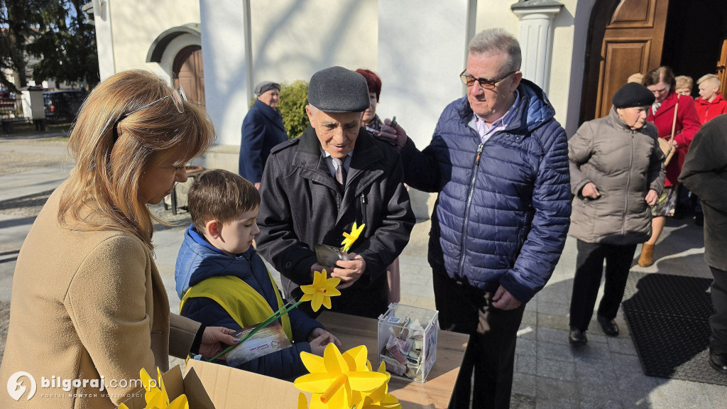 Żonkile nadziei w Biłgoraju. Wsparcie dla Hospicjum Santa Galla