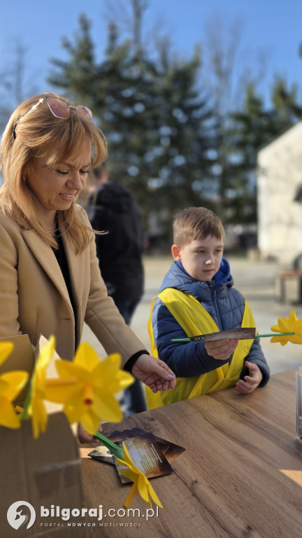 Żonkile nadziei w Biłgoraju. Wsparcie dla Hospicjum Santa Galla