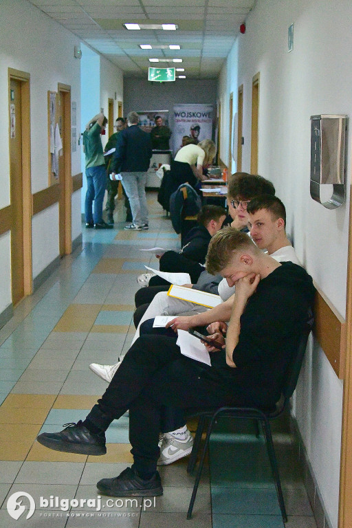 Kwalifikacja wojskowa w Biłgoraju rozpoczęta. Rocznik 2007 staje przed komisją
