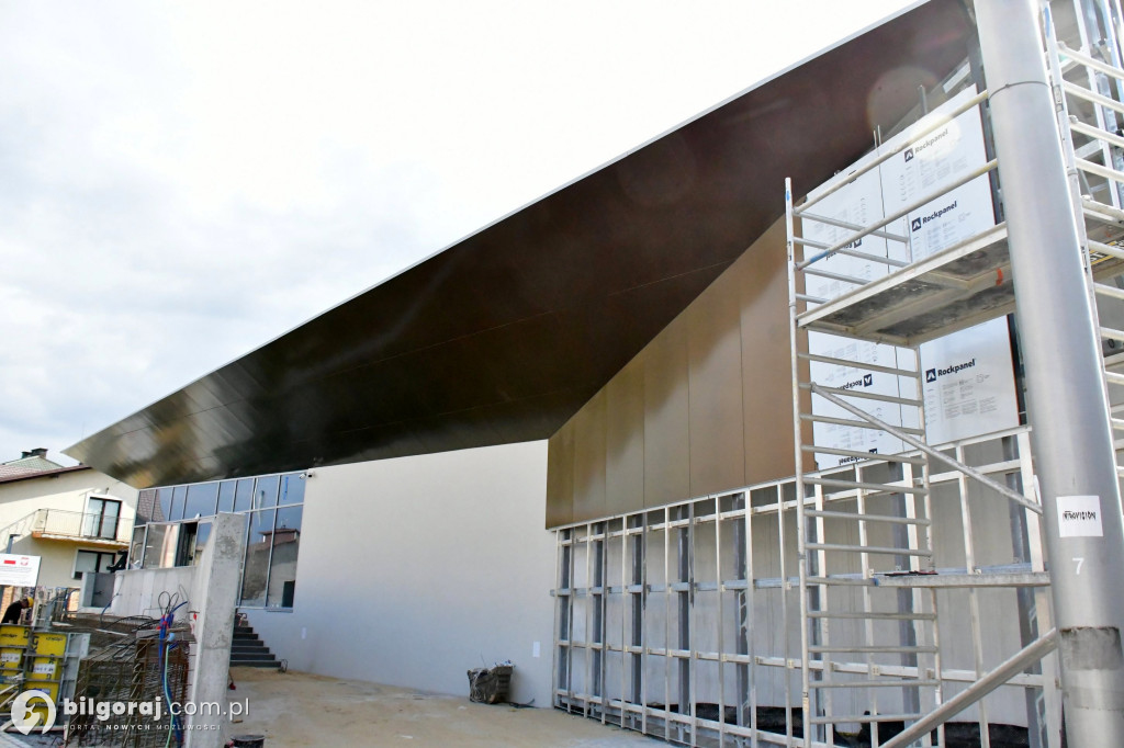 Zaglądamy na plac budowy biłgorajskiej pływalni