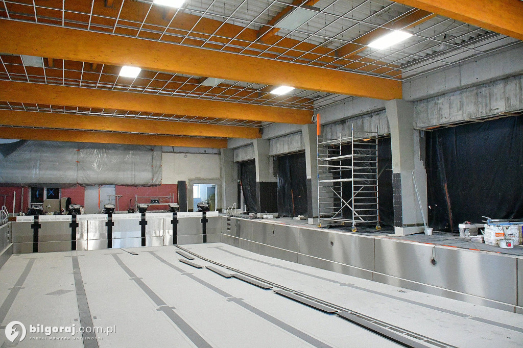 Zaglądamy na plac budowy biłgorajskiej pływalni