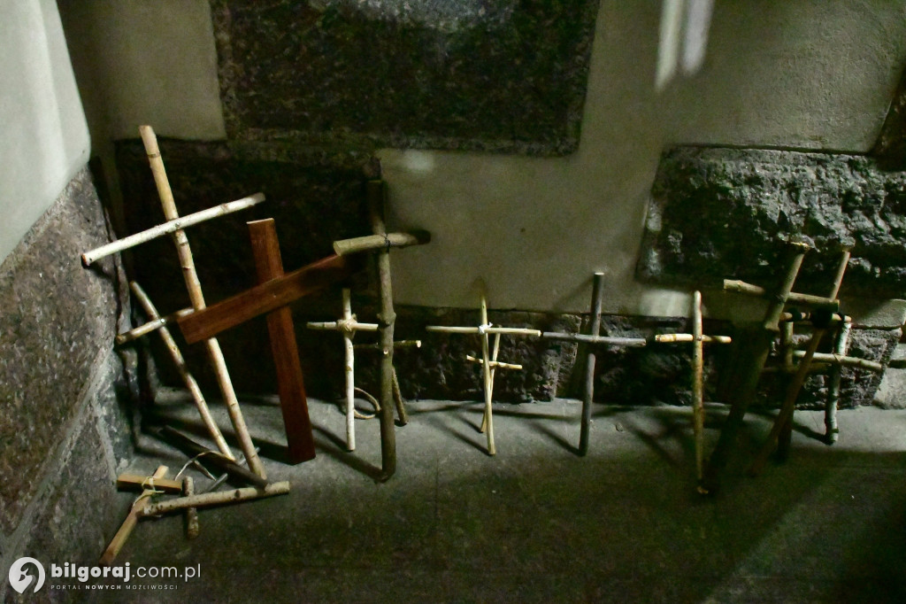 Wspólna modlitwa i śpiew. Relacja z Drogi Krzyżowej w Biłgoraju