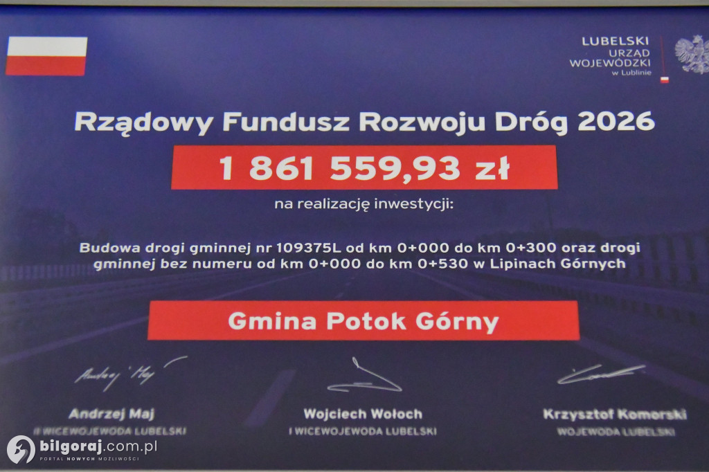 Drogowa rewolucja na Ziemi Biłgorajskiej. 31 mln zł na inwestycje