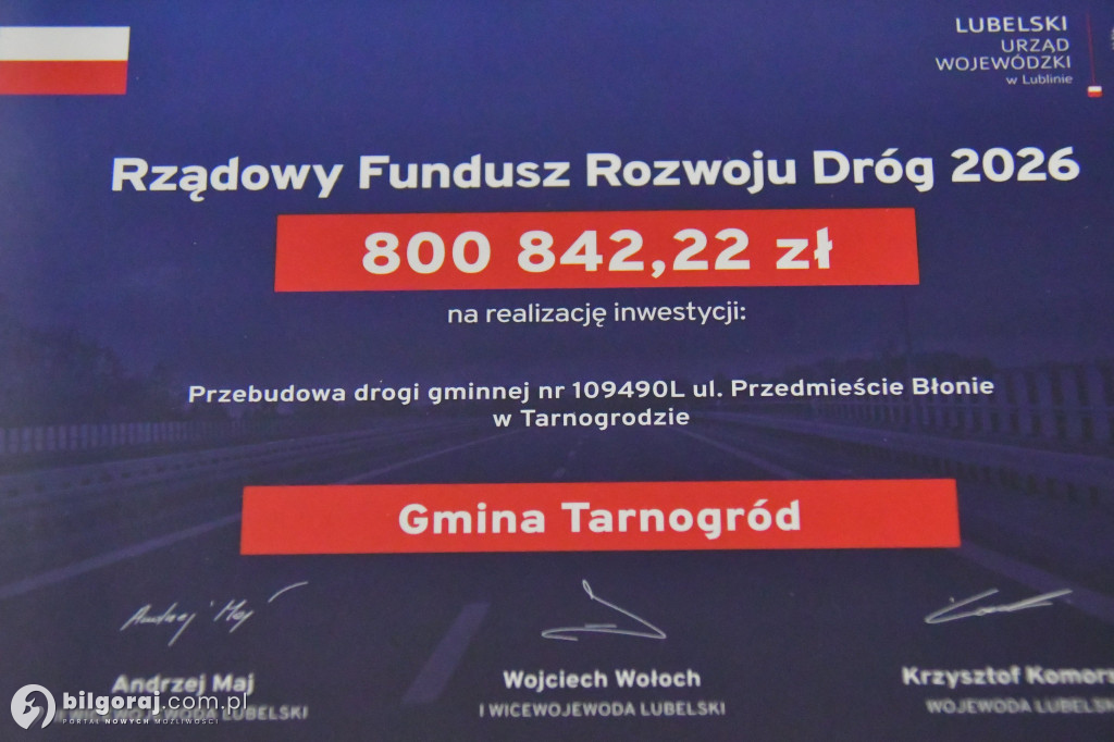 Drogowa rewolucja na Ziemi Biłgorajskiej. 31 mln zł na inwestycje