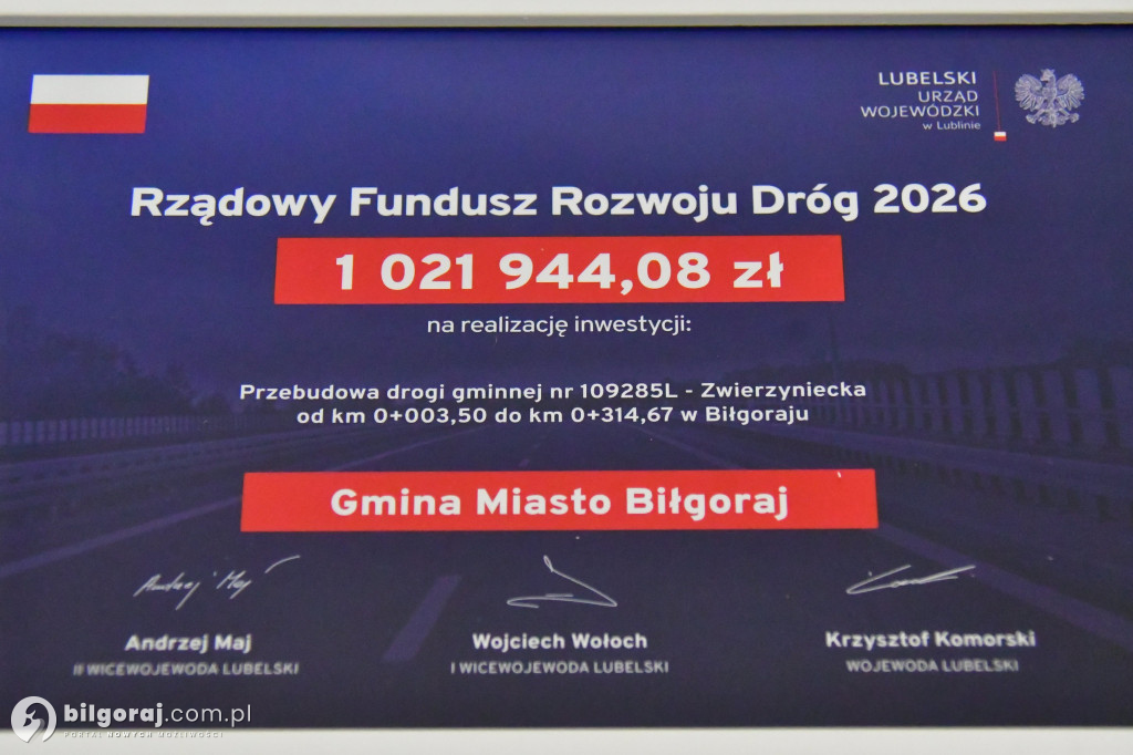Drogowa rewolucja na Ziemi Biłgorajskiej. 31 mln zł na inwestycje