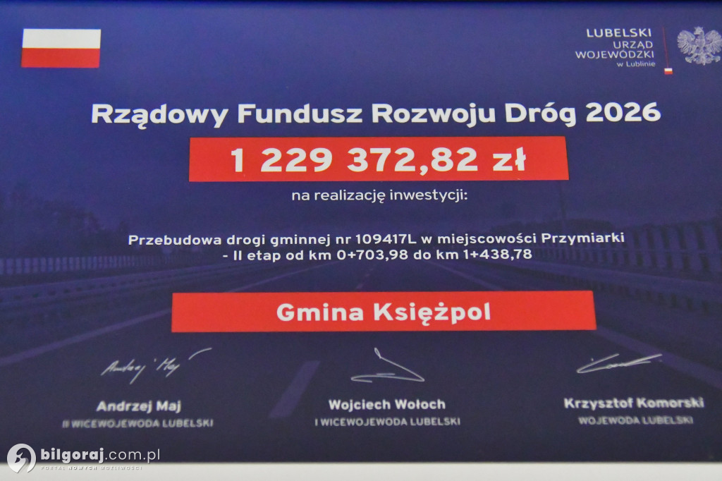 Drogowa rewolucja na Ziemi Biłgorajskiej. 31 mln zł na inwestycje