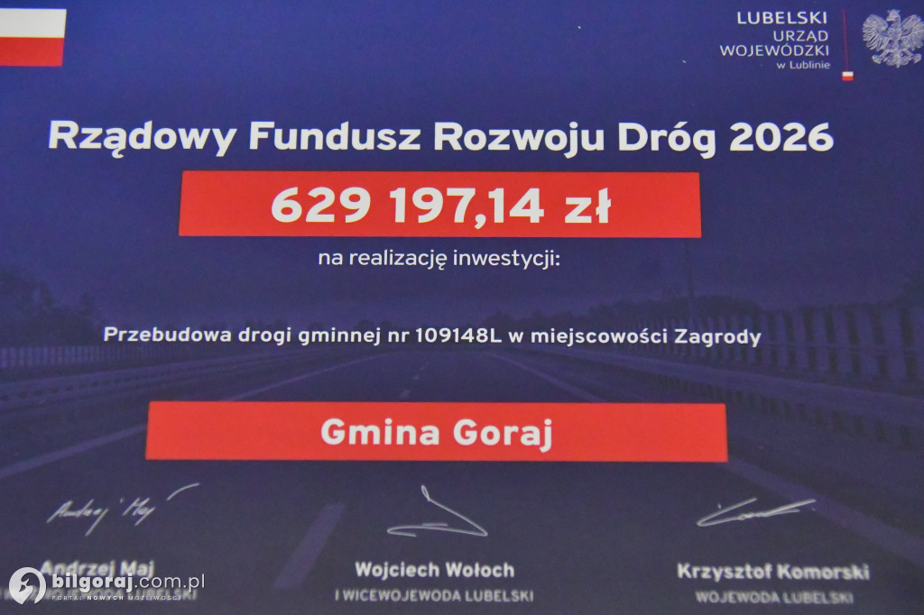 Drogowa rewolucja na Ziemi Biłgorajskiej. 31 mln zł na inwestycje
