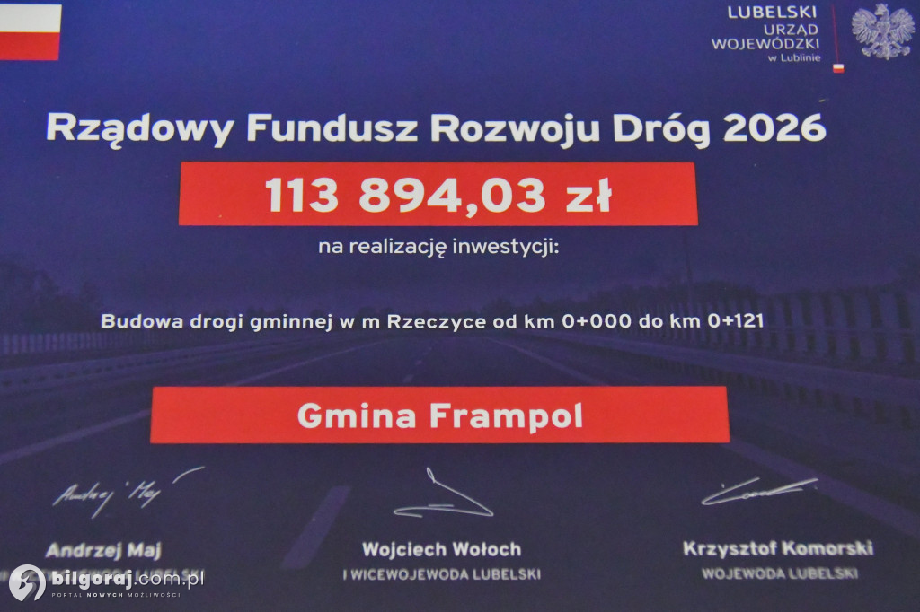 Drogowa rewolucja na Ziemi Biłgorajskiej. 31 mln zł na inwestycje
