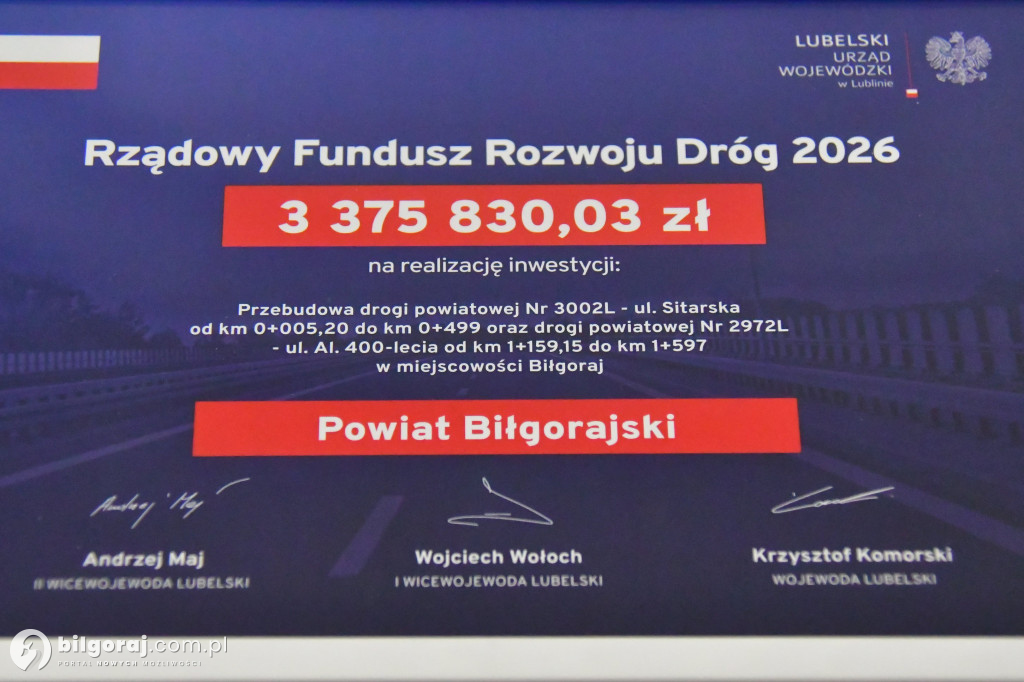 Drogowa rewolucja na Ziemi Biłgorajskiej. 31 mln zł na inwestycje