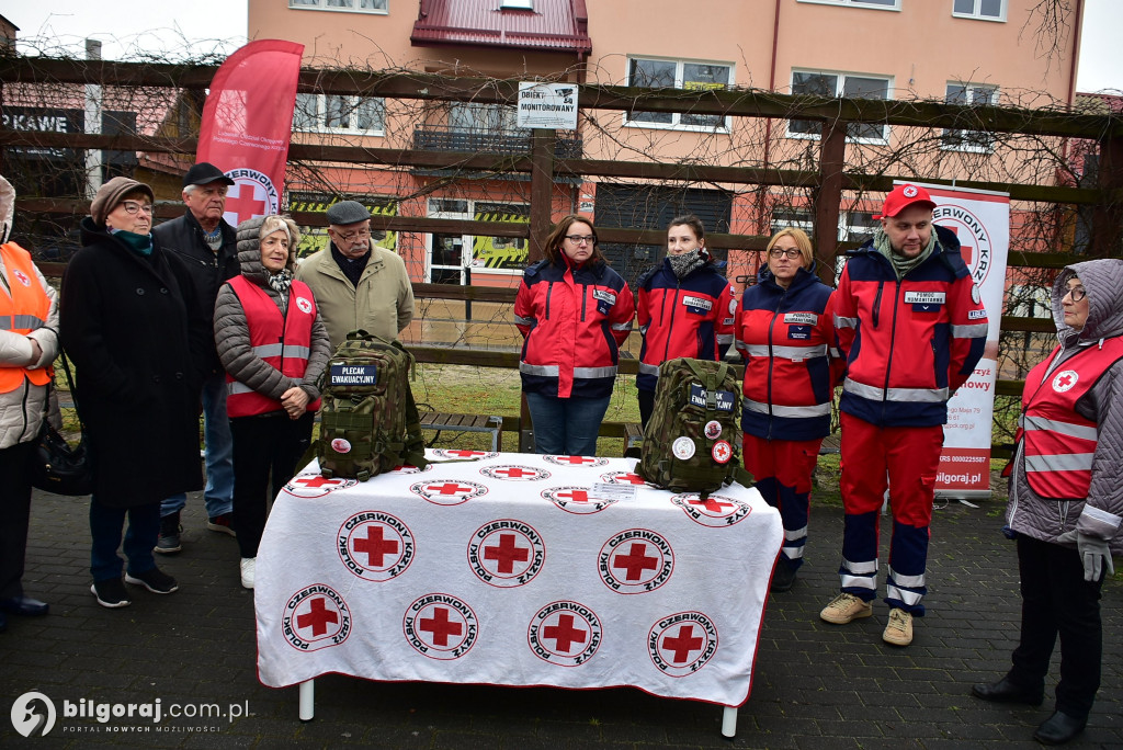 Plecak ewakuacyjny i wsparcie psychiczne – PCK szkoli mieszkańców Biłgoraja