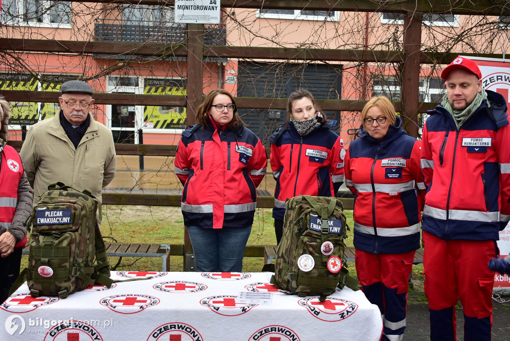 Plecak ewakuacyjny i wsparcie psychiczne – PCK szkoli mieszkańców Biłgoraja