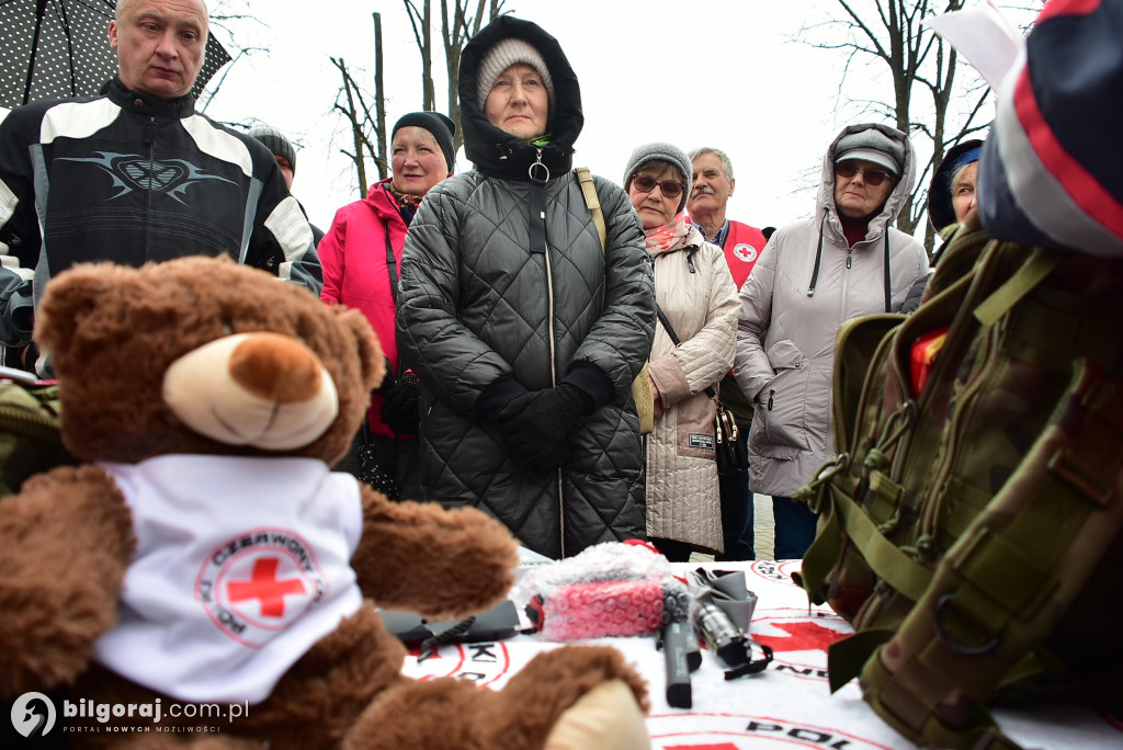 Plecak ewakuacyjny i wsparcie psychiczne – PCK szkoli mieszkańców Biłgoraja
