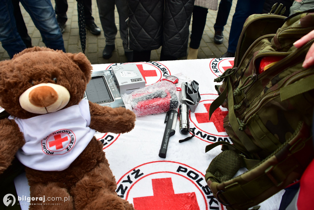 Plecak ewakuacyjny i wsparcie psychiczne – PCK szkoli mieszkańców Biłgoraja