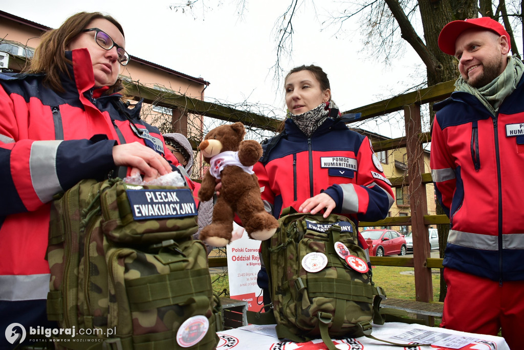Plecak ewakuacyjny i wsparcie psychiczne – PCK szkoli mieszkańców Biłgoraja