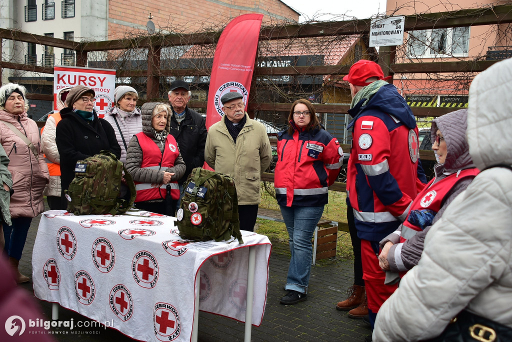 Plecak ewakuacyjny i wsparcie psychiczne – PCK szkoli mieszkańców Biłgoraja