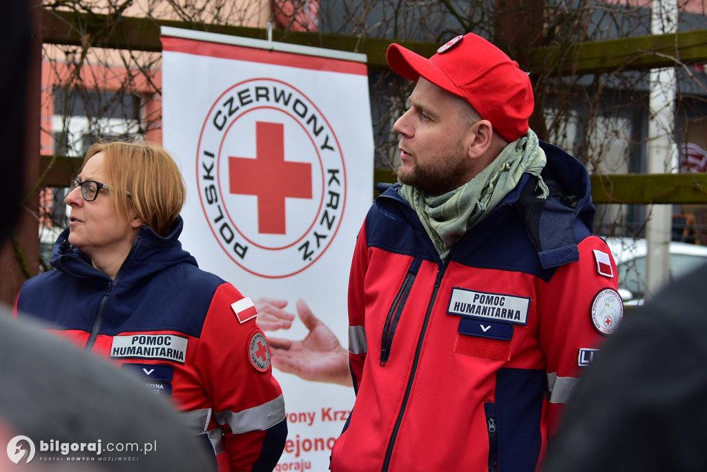 Plecak ewakuacyjny i wsparcie psychiczne – PCK szkoli mieszkańców Biłgoraja