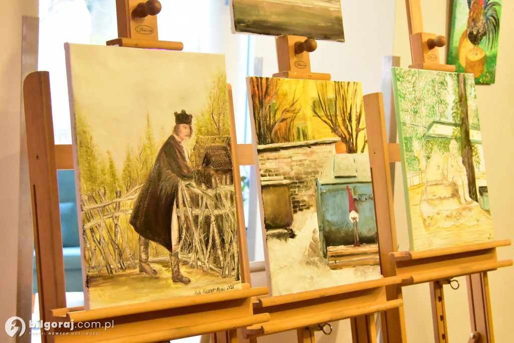 Biłgorajscy artyści amatorzy zachwycają. Wystawa, aukcja i wielki potencjał w BCK