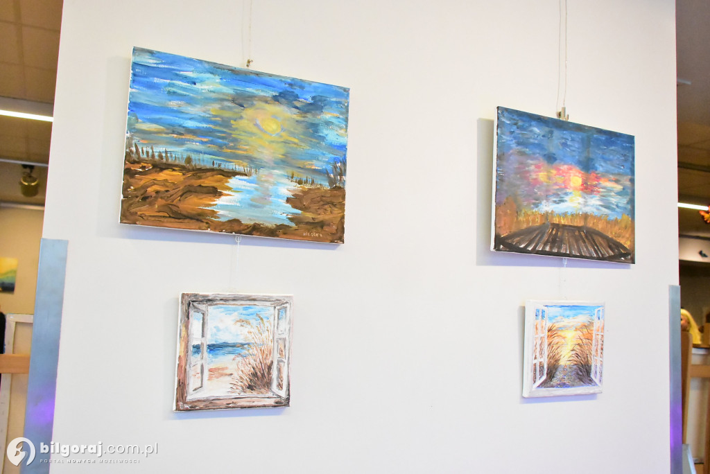 Biłgorajscy artyści amatorzy zachwycają. Wystawa, aukcja i wielki potencjał w BCK