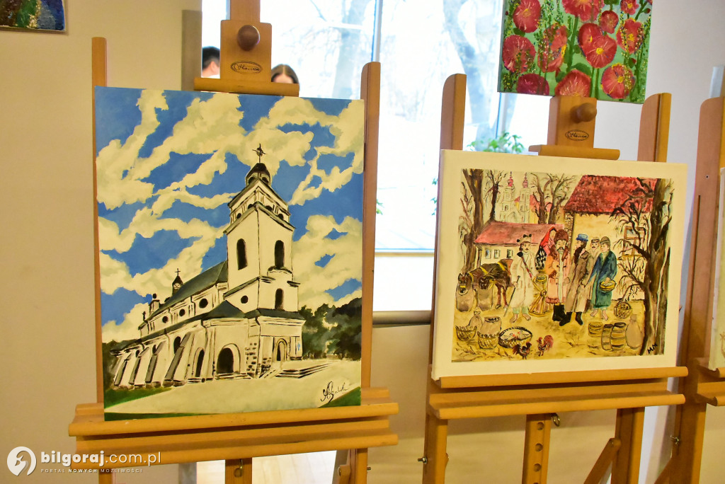 Biłgorajscy artyści amatorzy zachwycają. Wystawa, aukcja i wielki potencjał w BCK